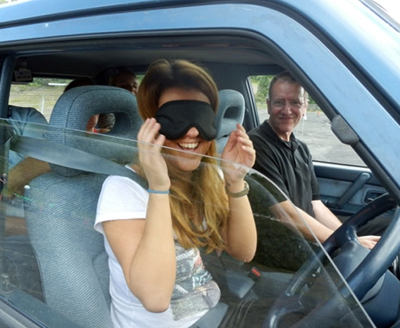 Blindfolded Driving Northern Ireland